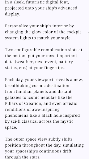 Galaxy Explorer Watch Face ekran görüntüsü