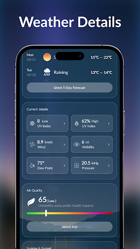 Live Weather: Real & Forecast ekran görüntüsü