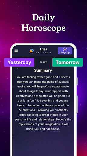 Daily Horoscope Launcher ekran görüntüsü