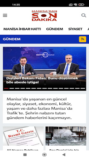 Manisa'dan Son Dakika ekran görüntüsü