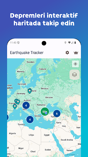 Deprem Uygulaması - Alarm ekran görüntüsü