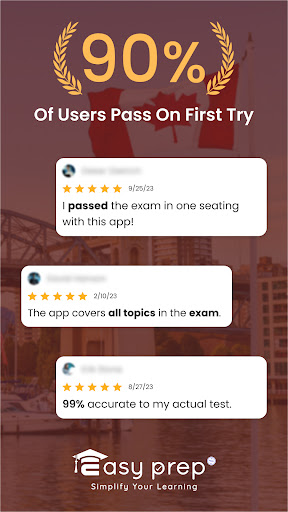 Canadian Citizenship Exam Prep ekran görüntüsü