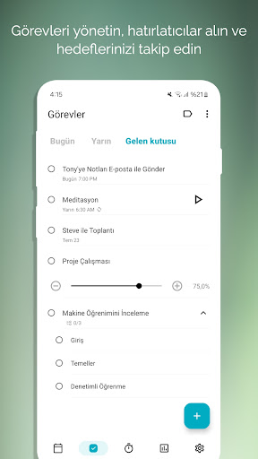 Engross: Pomodoro ve Görevler ekran görüntüsü