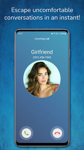 Fake call girlfriend prank ekran görüntüsü