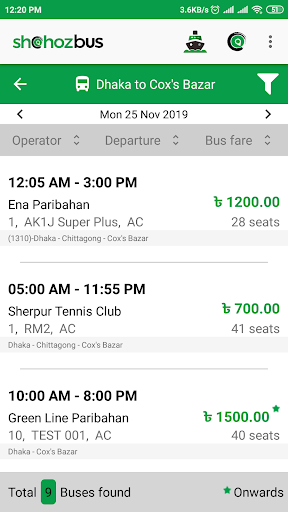Shohoz - Buy Bus Tickets ekran görüntüsü