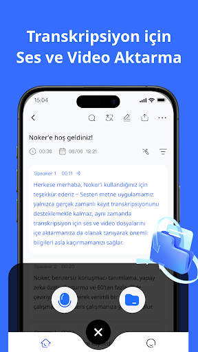 Sesi Yazıya Çevirme AI - Noker ekran görüntüsü