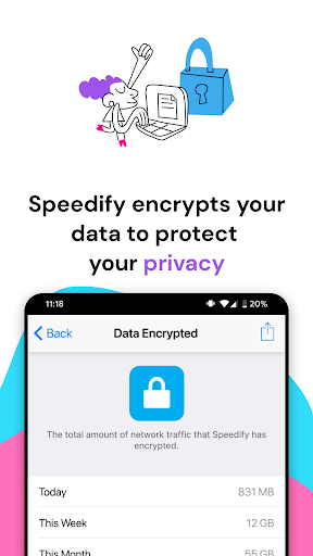 Speedify: Unbreakable VPN ekran görüntüsü