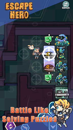Escape Hero - Puzzle Pixel RPG ekran görüntüsü