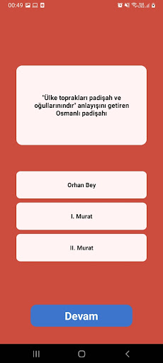 AYT Tarih Soru Cevap ekran görüntüsü