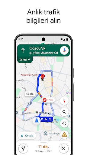 Google Haritalar ekran görüntüsü