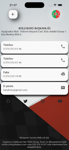 Bolu Barosu ekran görüntüsü