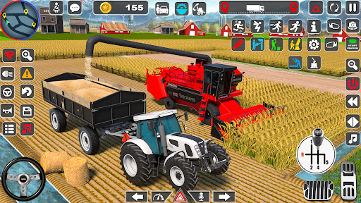 Tractor Driving Farming Games ekran görüntüsü