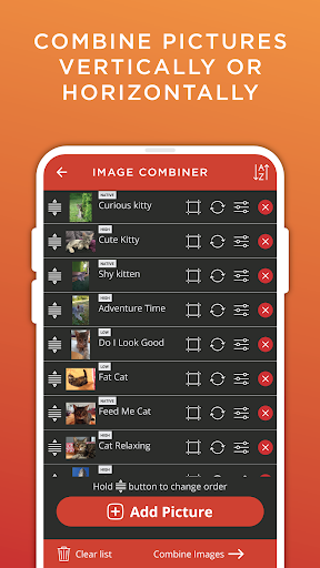 Image Combiner & Editor ekran görüntüsü