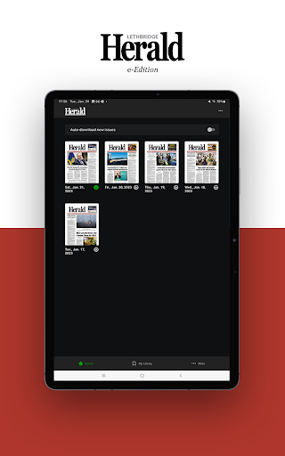 Lethbridge Herald e-Edition ekran görüntüsü