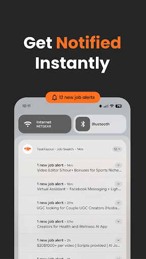 TaskFavour - AI Job Search ekran görüntüsü