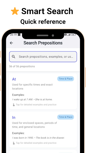 Prepositions with Exercise ekran görüntüsü