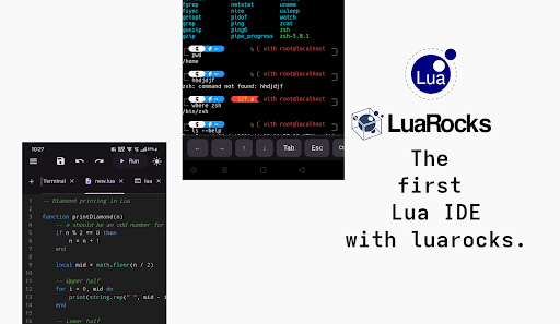 Lua ide & interpreter offline ekran görüntüsü