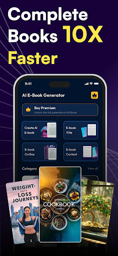 Yapay Zeka E-Kitap Oluşturucu ekran görüntüsü