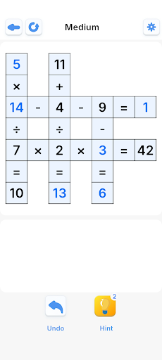 Number CrossMaths ekran görüntüsü