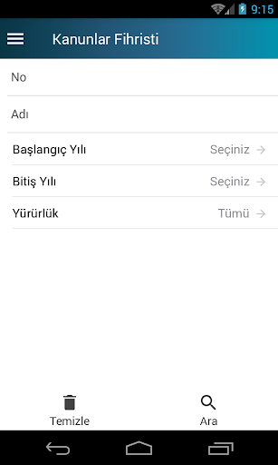 T.C. Mevzuat Bilgi Sistemi ekran görüntüsü