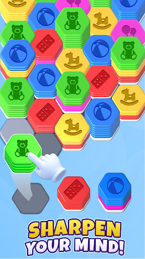 Hexa Swipe: Color Sort Puzzle ekran görüntüsü