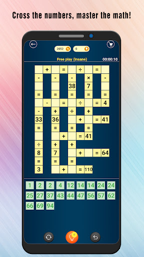Math puzzles: Math Crossword ekran görüntüsü