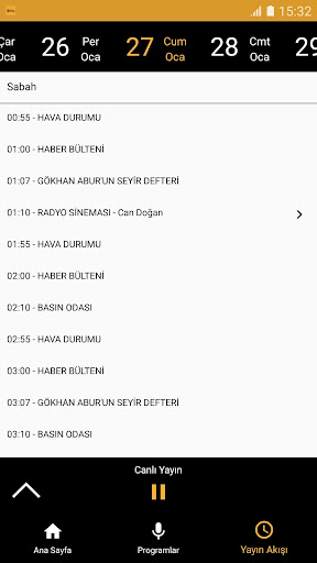 NTV Radyo ekran görüntüsü