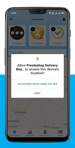 PrestaShop Delivery Boy App ekran görüntüsü