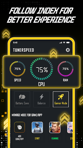 TunerSpeed: Game Mode Manager ekran görüntüsü