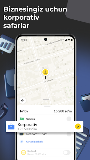 MyTaxi: taksi va yetkazish ekran görüntüsü