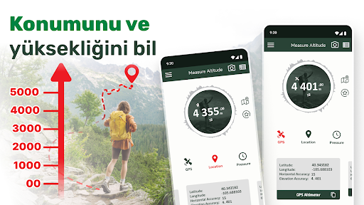 Rakım Ölçer - Altimeter App ekran görüntüsü