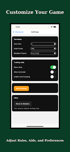 Blackjack Strategy Training ekran görüntüsü
