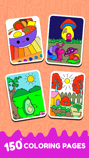 Fruits Coloring- Food Coloring ekran görüntüsü