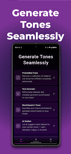 AI Sound: Tone Generator AI ekran görüntüsü