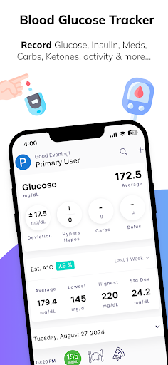 Blood Sugar Diabetes Tracker ekran görüntüsü