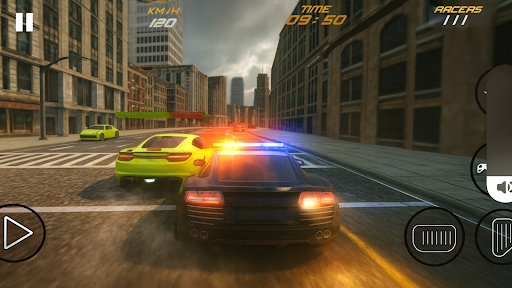 Luxury Police Car Racing Chase ekran görüntüsü