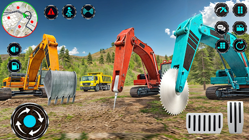 Heavy Excavator Rock Mining ekran görüntüsü