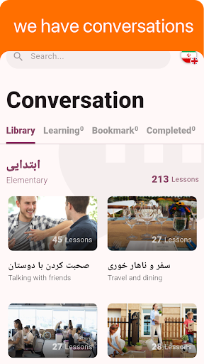 Persian - Listening Speaking ekran görüntüsü
