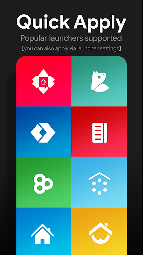 Lines Dark - Icon Pack ekran görüntüsü