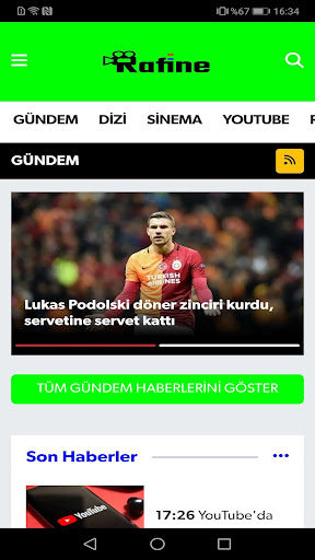 Rafine Haber ekran görüntüsü