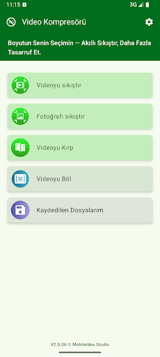 Video Kompresör: Çok Hızlı ekran görüntüsü
