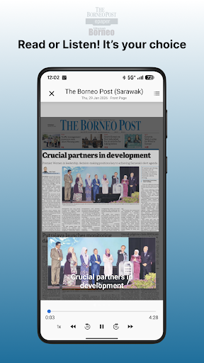Borneo Post & Utusan Borneo ekran görüntüsü