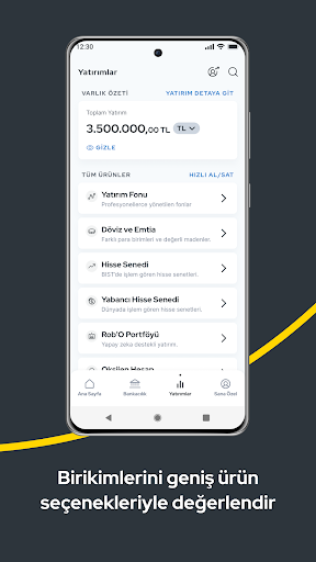 Odea Mobil Bankacılık ekran görüntüsü