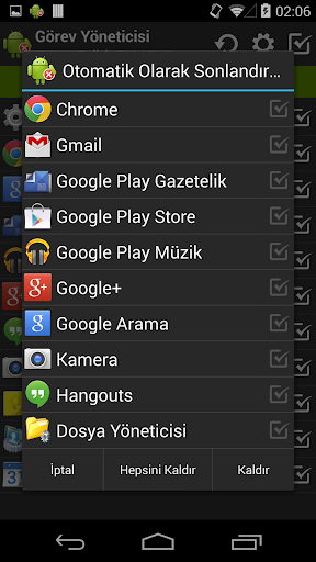 Görev Yöneticisi Task Manager ekran görüntüsü