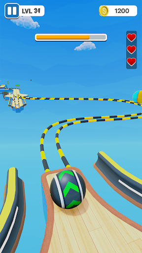 Skyball Run Rolling Ball Game ekran görüntüsü