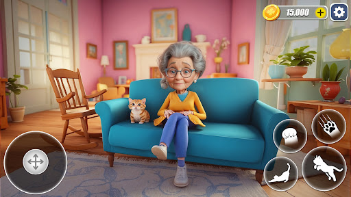 Grandma VS Bad Cat Simulator ekran görüntüsü