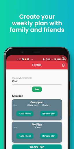 Mealpy - Weekly Meal Planner ekran görüntüsü