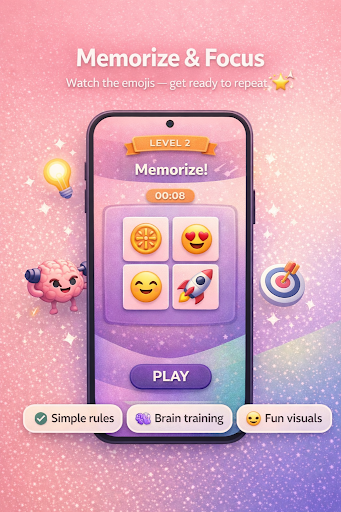 Memory Boost - Emoji Game ekran görüntüsü