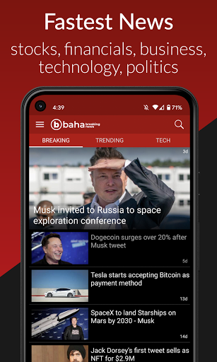 baha breaking news ekran görüntüsü