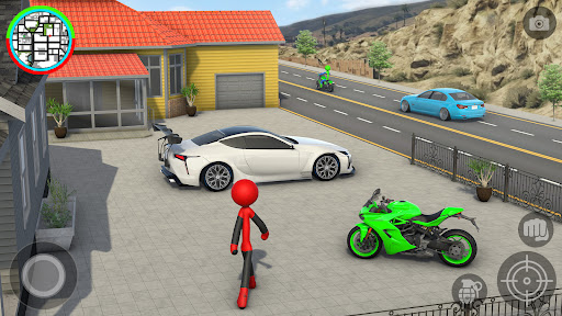 StickMan Rope Hero Spider Game ekran görüntüsü
